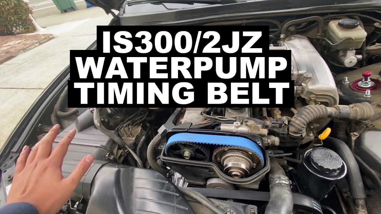 First Timer's Guide to Timing Belt/Water Pump/Seals on a IS300