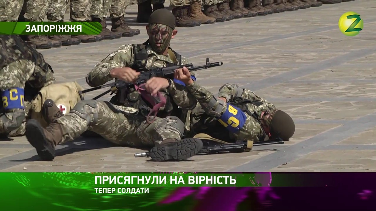 Акценти – Cолдати спецпідрозділу «Сармат» урочисто присягнули на вірність українському народу