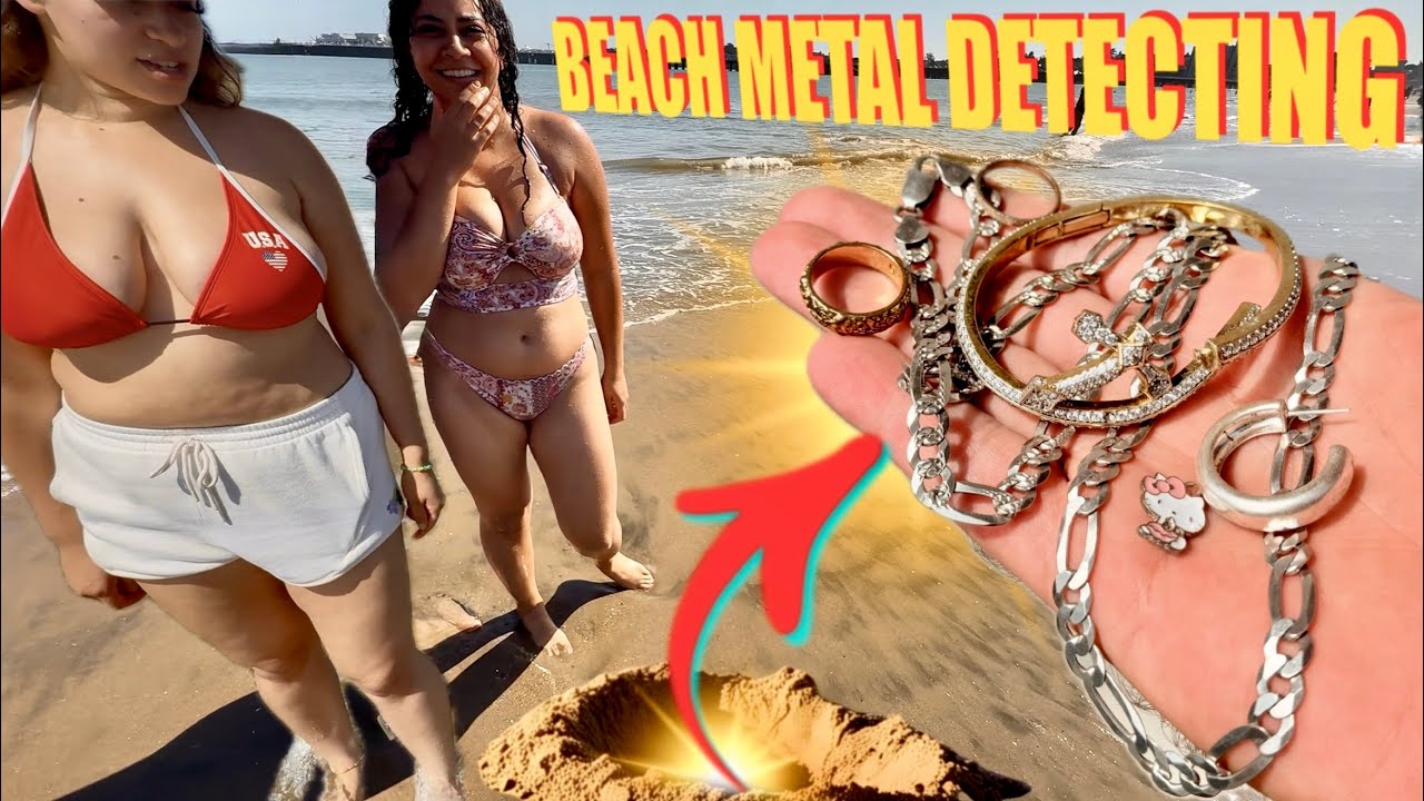 This LOADED Beach Had a Bunch of JEWELRY! • California Metal Detecting!