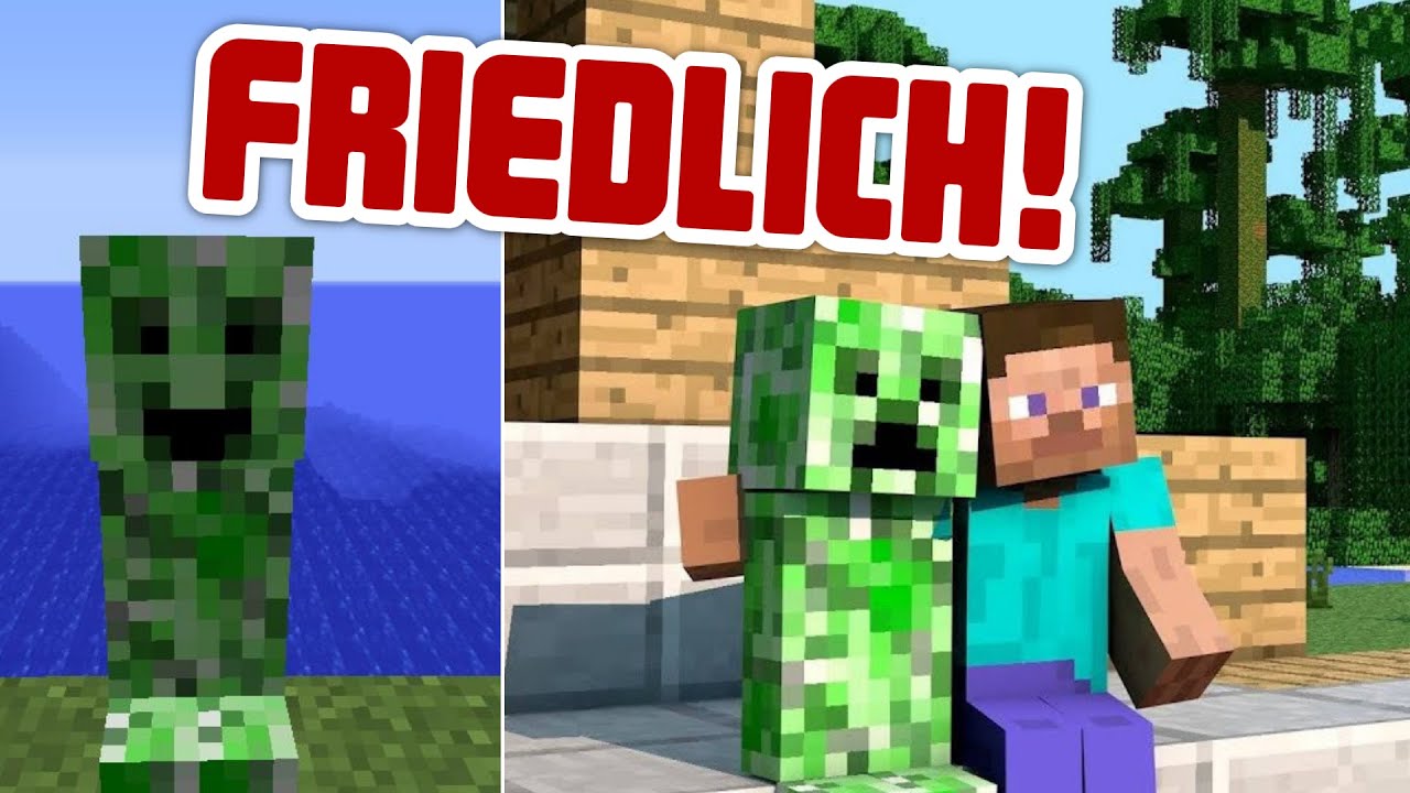 CREEPER sind FREUNDLICH? | Minecraft Theorie