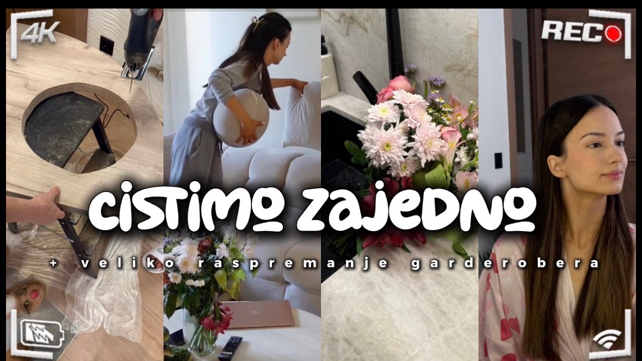 Čistimo stan zajedno + sređujemo ormar
