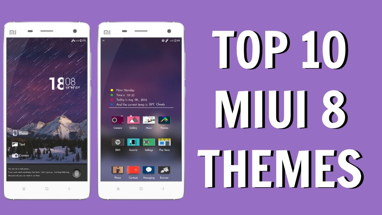 Top 10 MIUI 8 Themes |  Download MIUI Themes on Xiaomi phone