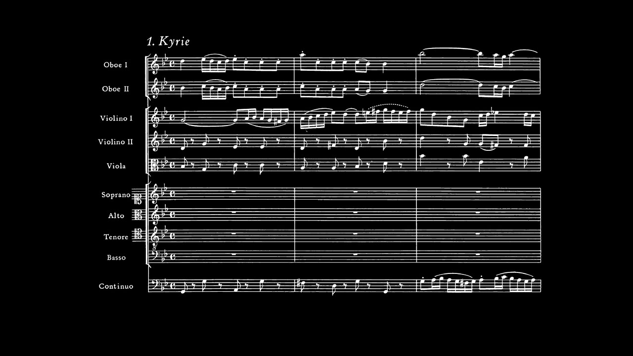 Winschermann conducts Bach - Kyrie from Mass in G minor
