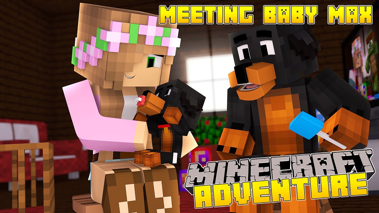 Minecraft - Little Kelly Adventures : MEETING DONUTS BABY BROTHER MAX!