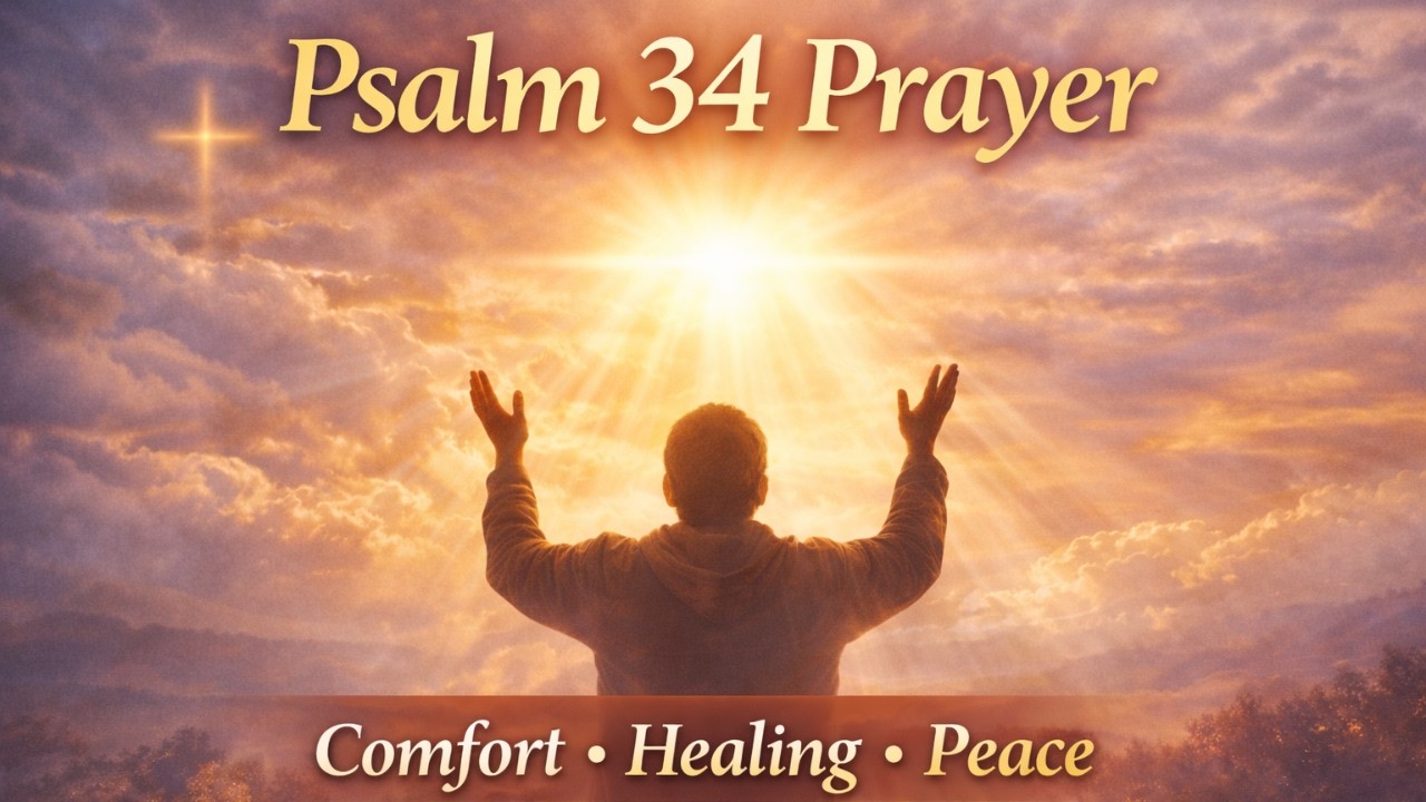 Psalm 34 Prayer for Comfort & Peace | God Is Near to the Brokenhearted