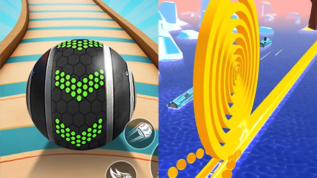 Rolling Balls Master VS Spiral Roll - All Levels SpeedRun Gameplay Android iOS Ep 1