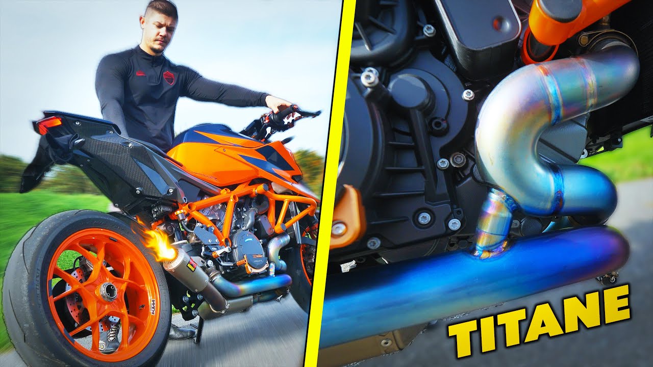 1290 SUPERDUKE R - FULL AKRAPOVIC TITANE 🔥