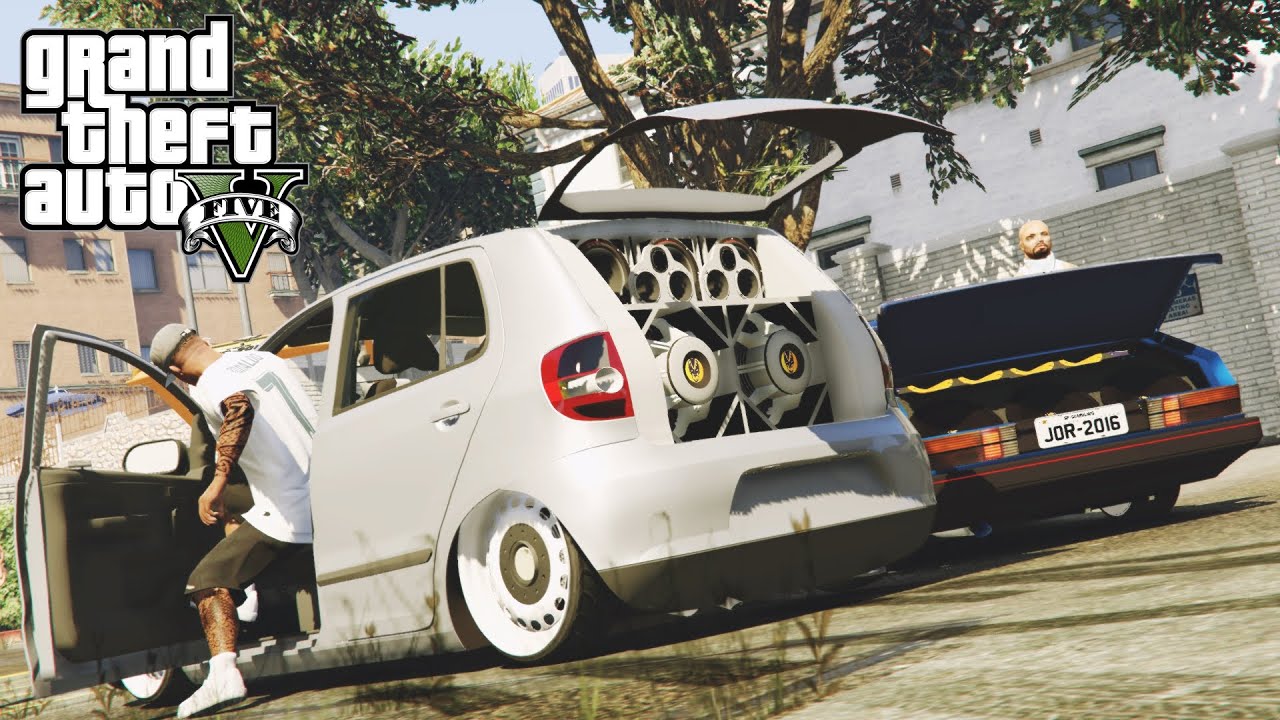 GTA V ROLE DE VOLKSWAGEN FOX NA FIXA NO RACHA DE SOM