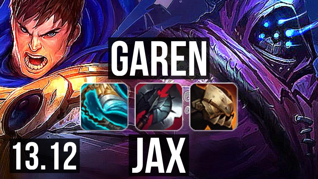 GAREN vs JAX (TOP) | 10/2/9, 1.4M mastery, Dominating | KR Diamond | 13.12
