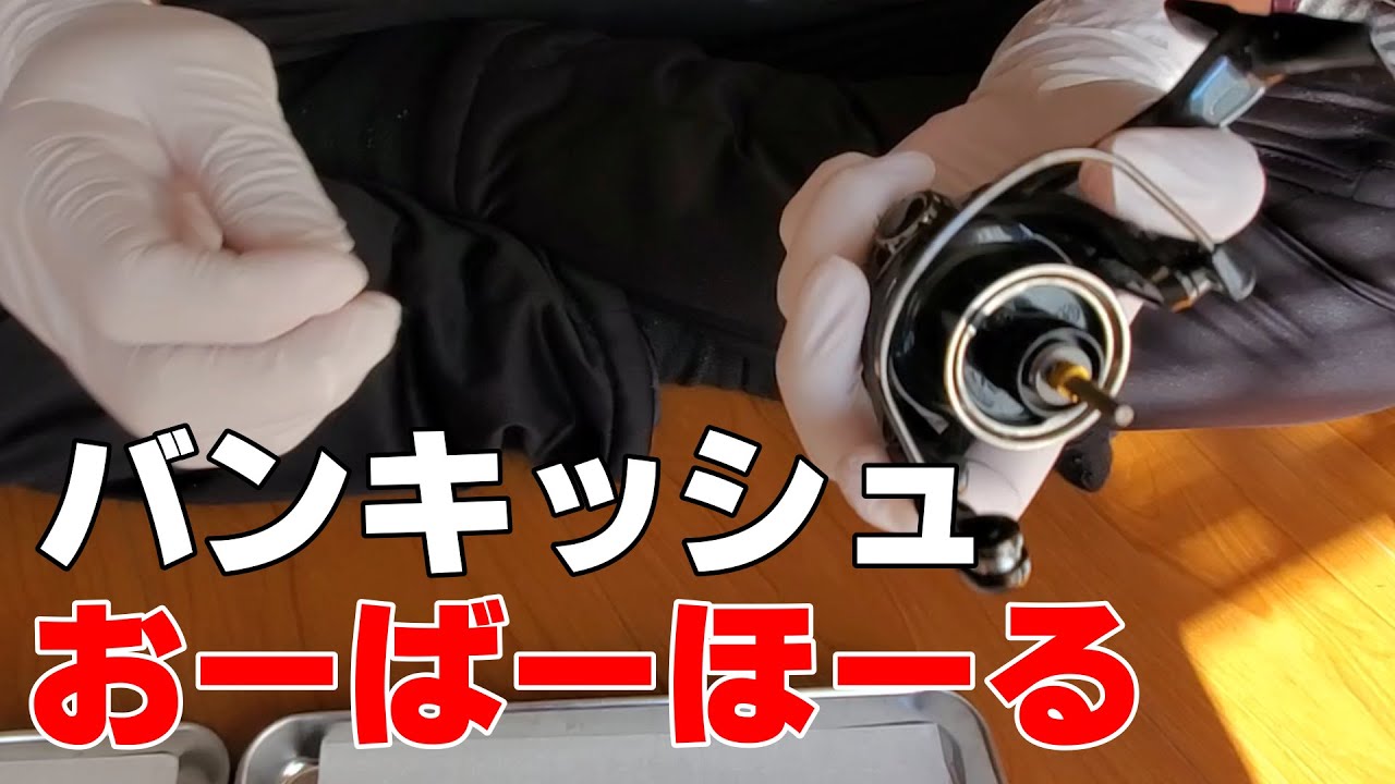 【リールメンテナンス】シマノのバンキッシュを分解してメンテナンス！【釣り好き必見】