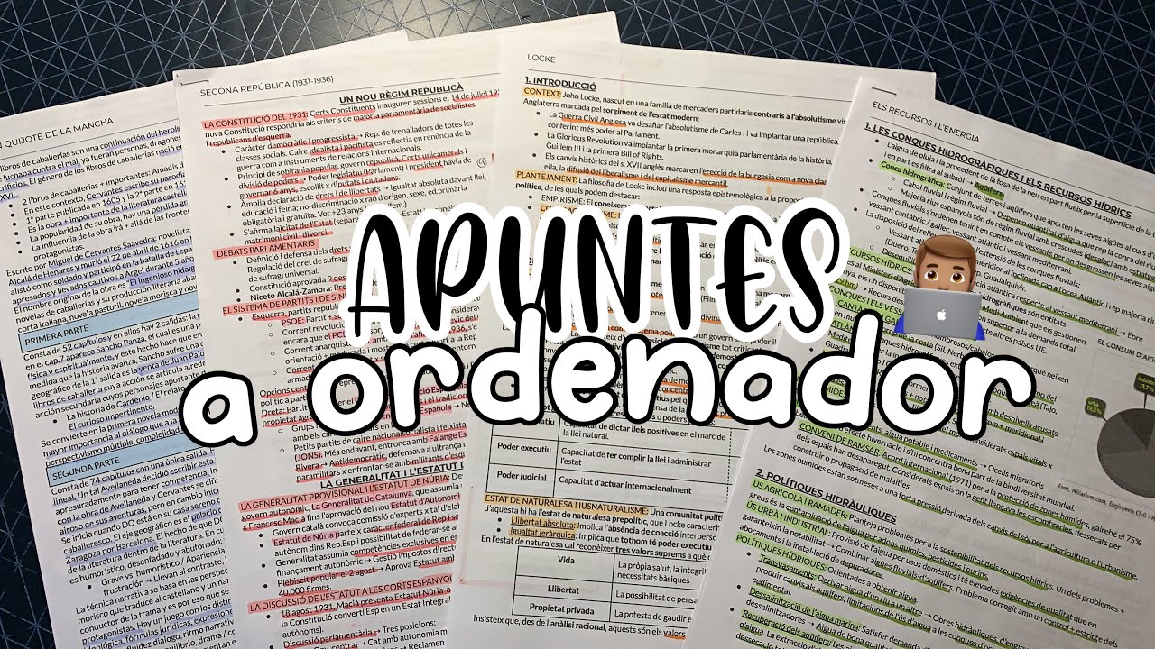 apuntes a ORDENADOR👨🏽‍💻🤩 | google docs + tips