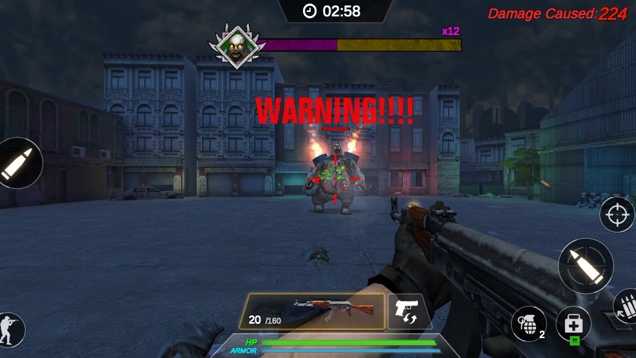 Fighting with zombies boss 🧟‍♂☣️🔫 #gaming 