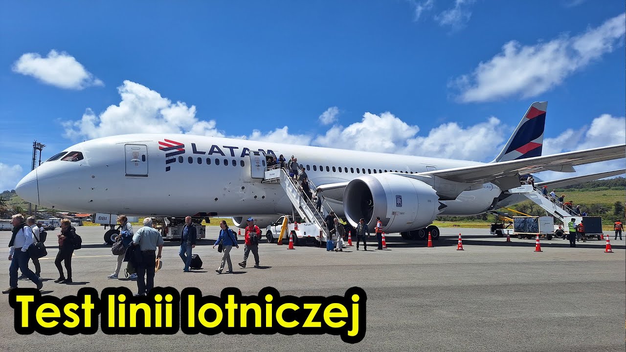 Latam - Test i recenzja największej latynoamerykańskiej linii lotniczej. Lecimy na Wyspę Wielkanocną