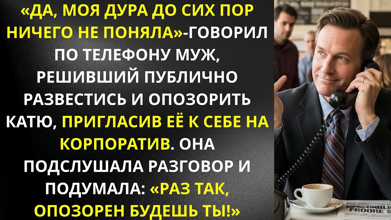 «Да, моя дура до сих пор ничего не поняла», — говорил по телефону муж, решивший публично развестись