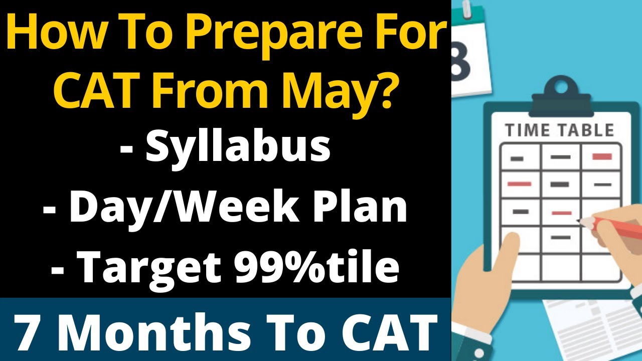 How To Prepare For CAT From MAY? | CAT 2021 Syllabus | 7 Months To CAT Exam