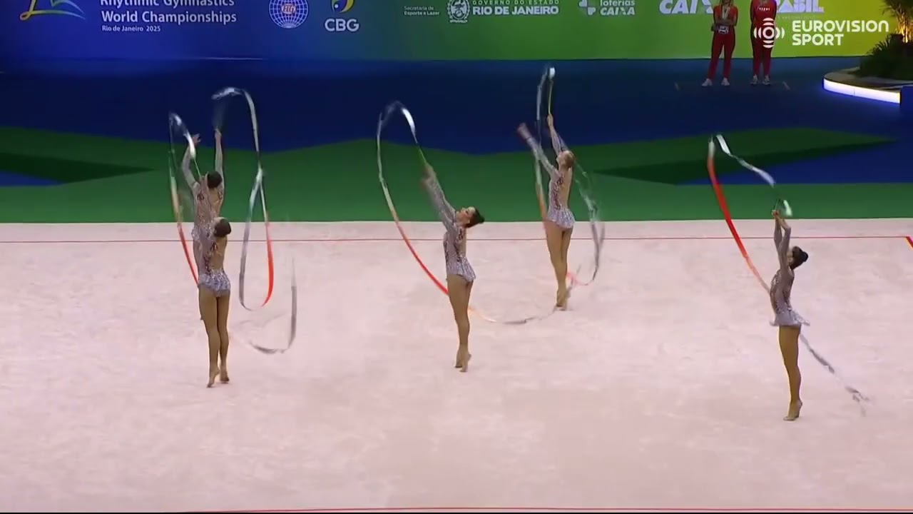 BULGARIA group 5 RIBBONS 24,75 - Apparatus Final - WCh Rio 2025