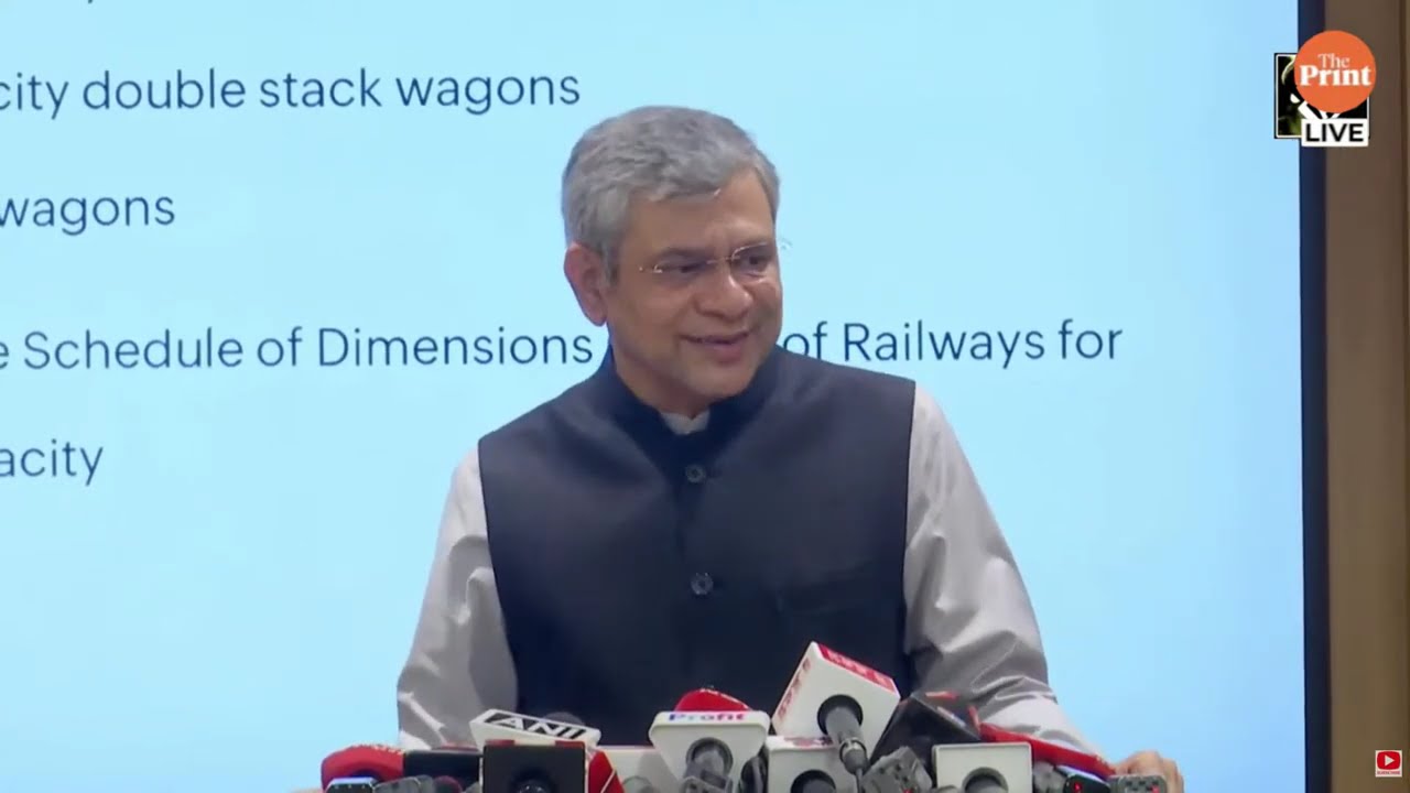 LIVE: Railway Minister Ashwini Vaishnaw holds press conference