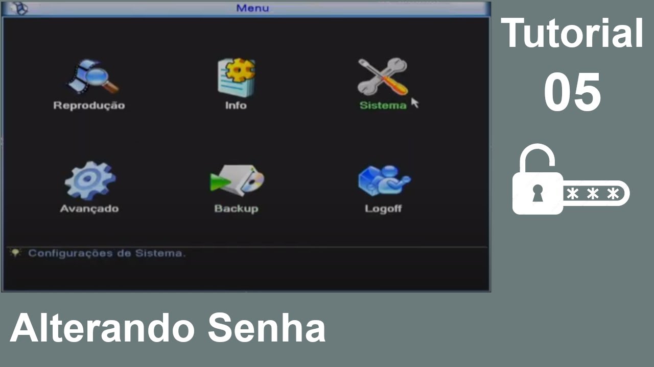 Senha - DVR XVR Danale Megaace Zmlama
