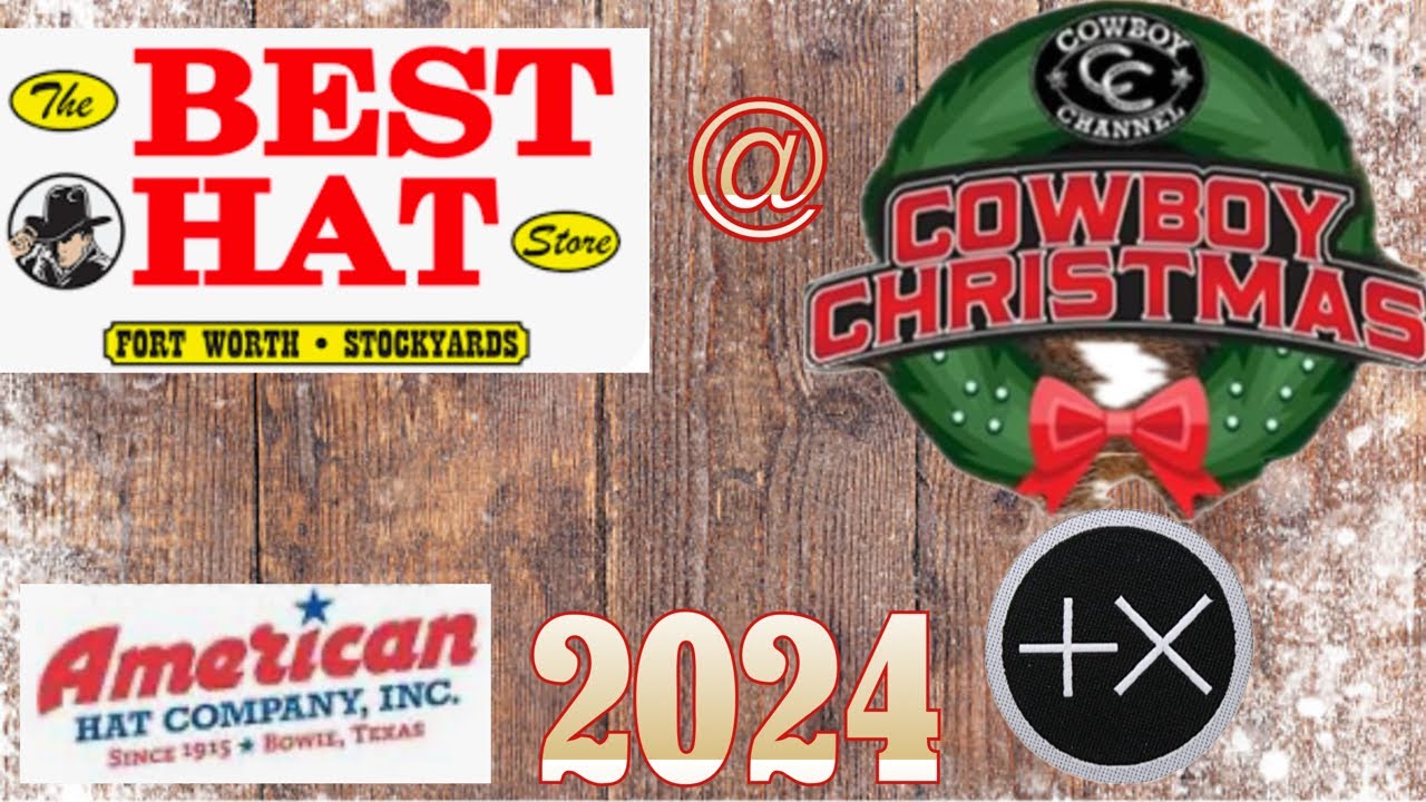The best hat store booth at cowboy Christmas 2024