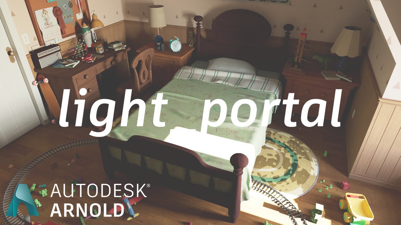Arnold tutorial - Introduction to the light_portal in MtoA