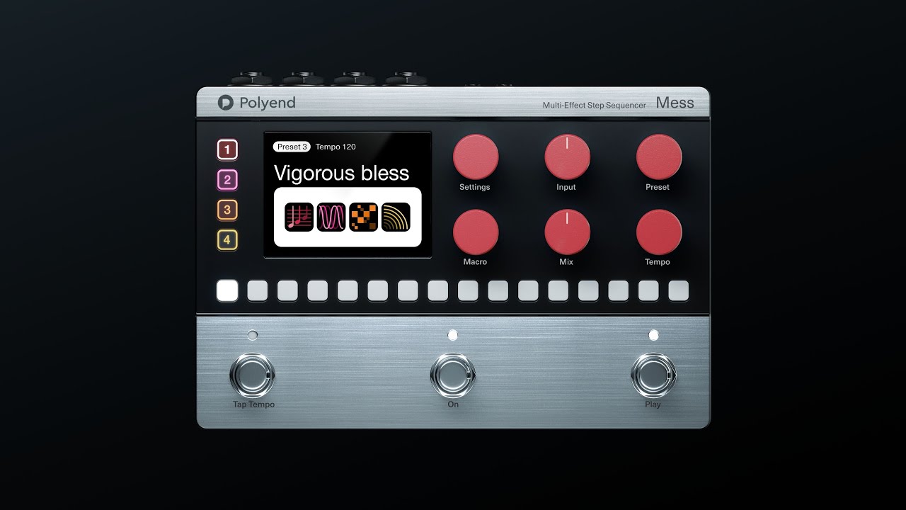 Introducing Mess - Multi-Effect Step Sequencer Pedal