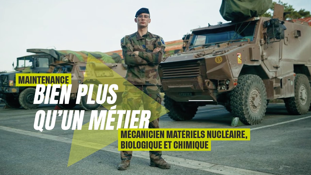 Technicien matériels défense nucléaire, biologique et chimique :
