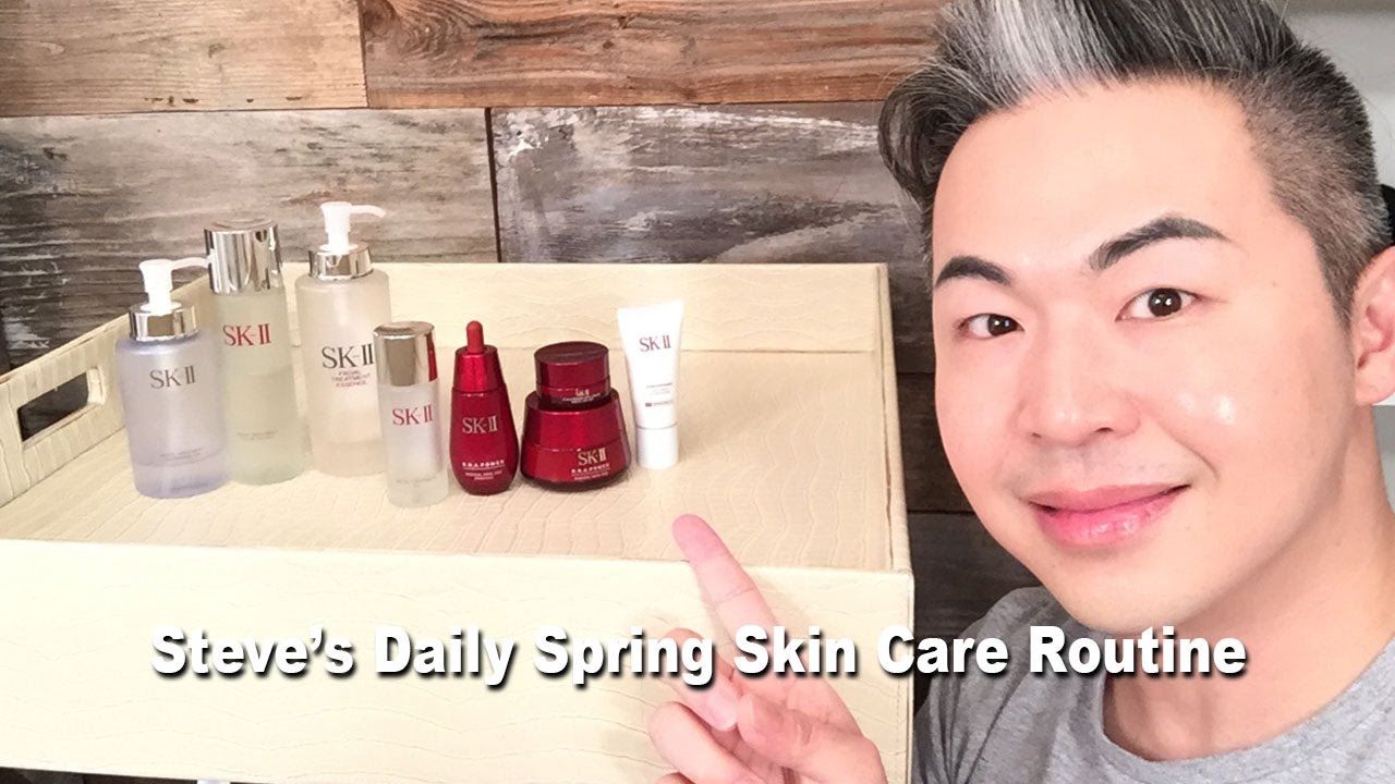 Spring Skin Care Routine Using SK-II 我的春季皮膚保養 有中文字幕喔