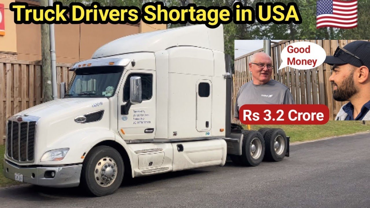 American Truck Driver Salary (Rs 3.2 Crore) | Truck Driver Salary In USA | Peterbilt Owner Operator