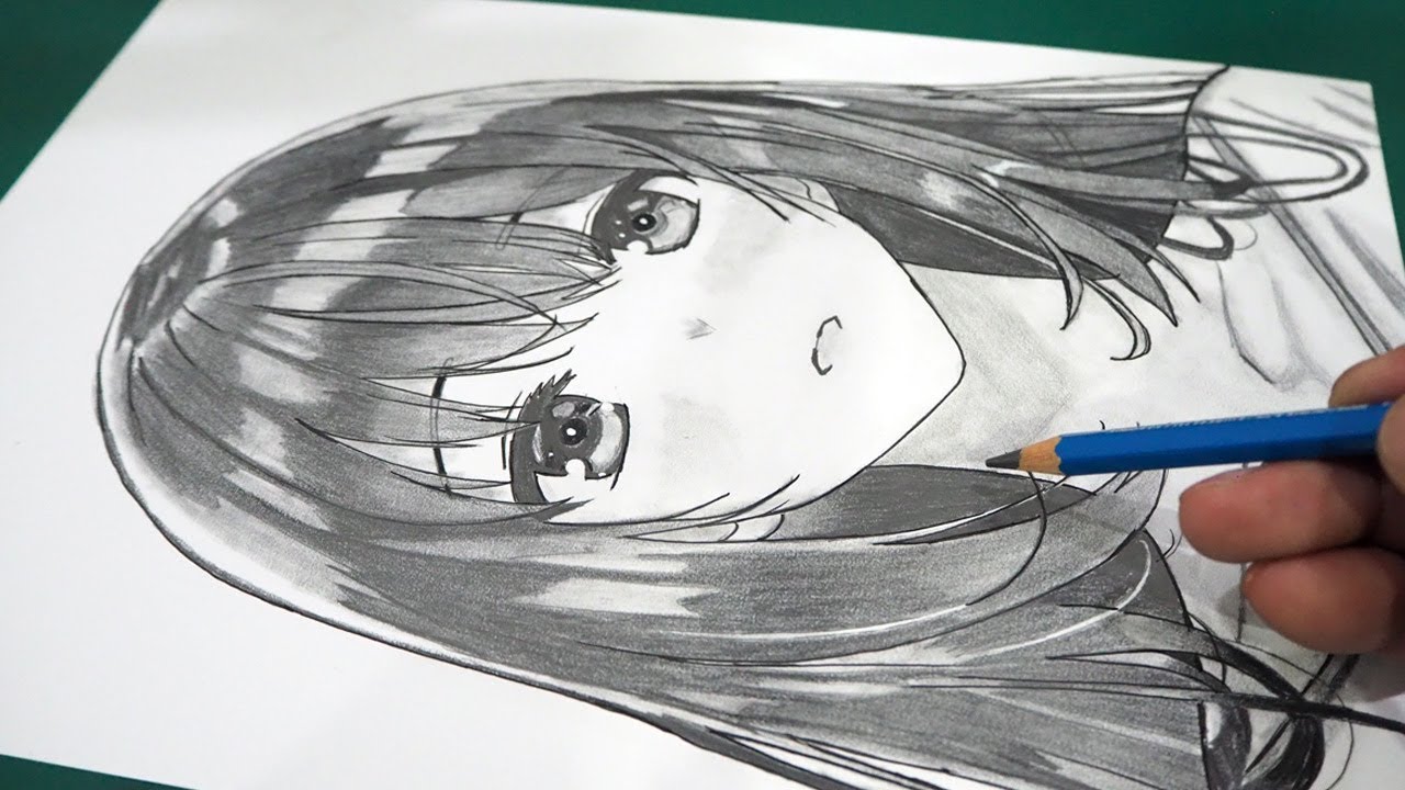 How To Draw a Pretty Anime Girl [ Anime Drawing Tutorial for Beginners ]