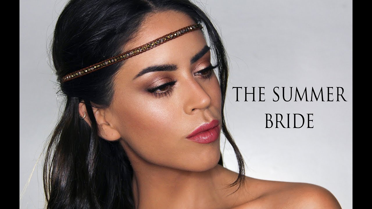 Bronze Boho Glow | Καλοκαιρινό Νυφικό Μακιγιάζ