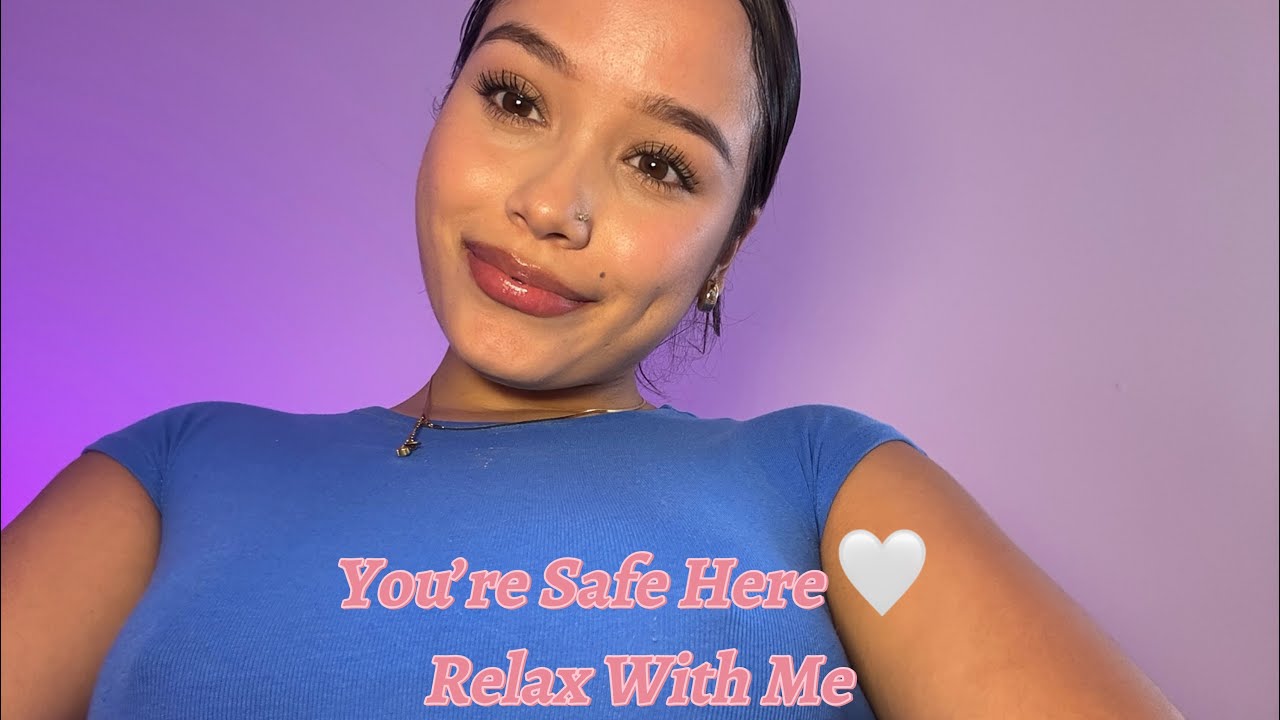 ASMR Lying on My Lap 🤍 Positive Affirmations for Relaxation & Sleep