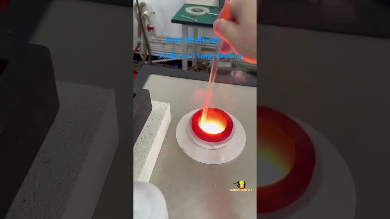 SanSongMelt-Gold silver copper platinum palladium rhodium induction melting furnace