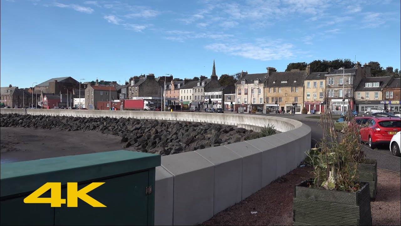 Kirkcaldy Walk: Town Centre【4K】