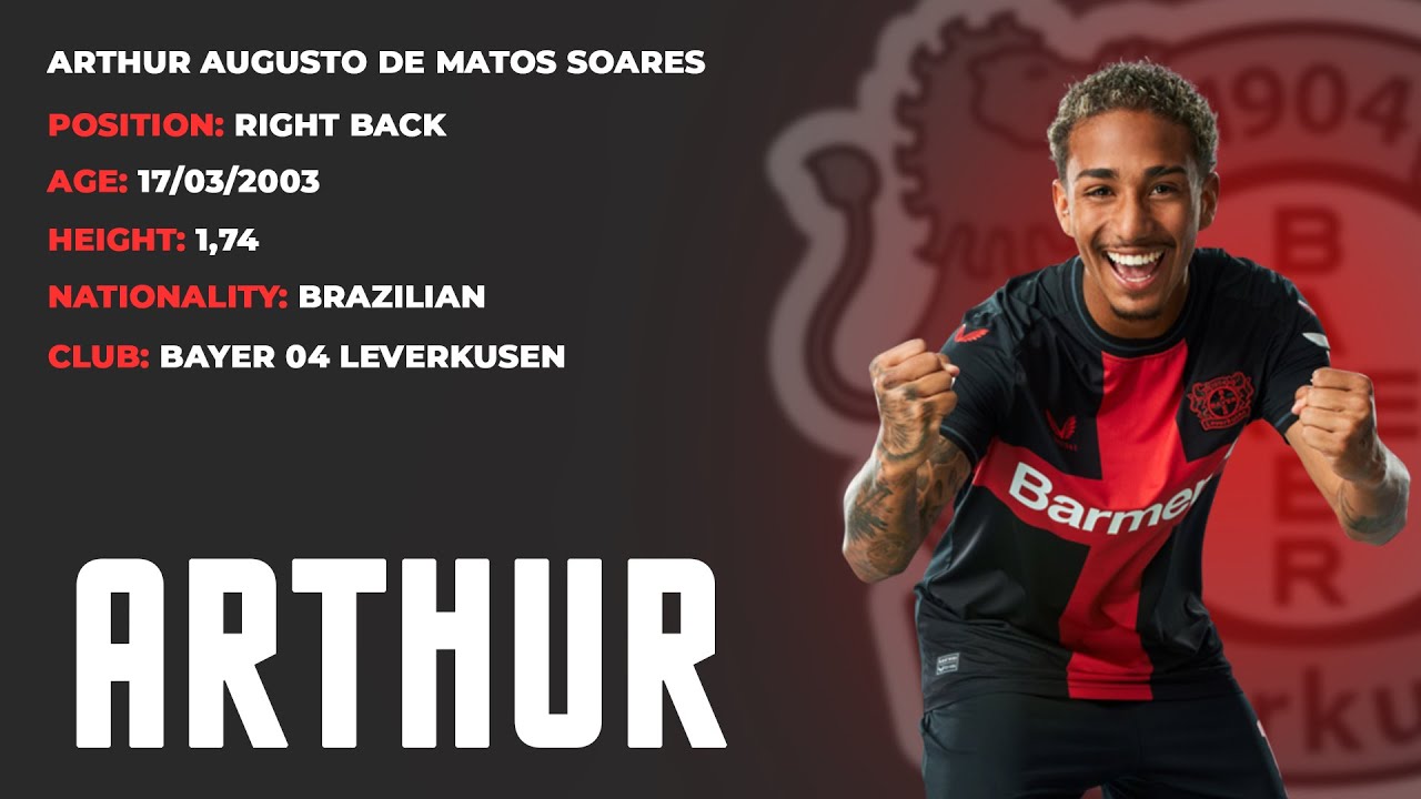 ARTHUR - BAYER LEVERKUSEN - RIGHT BACK/LATERAL DIREITO - HIGHLIGHTS 2023