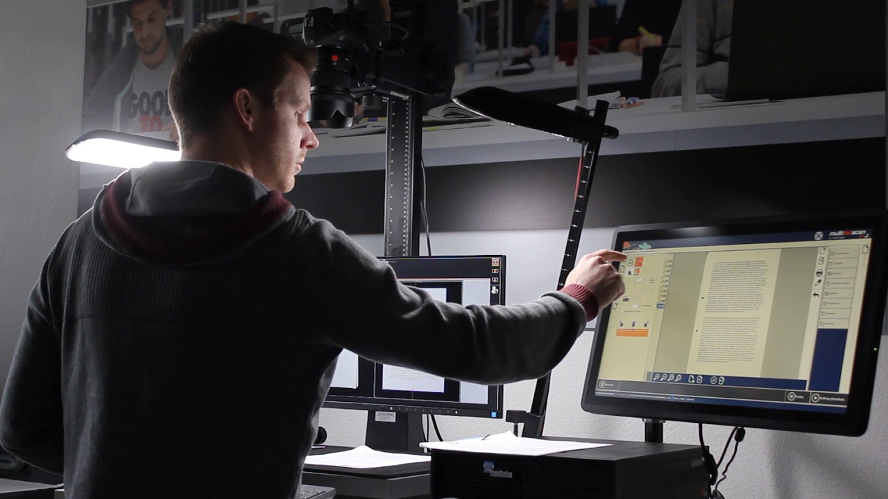 Digitalisierung von Akten mit dem Archivscanner