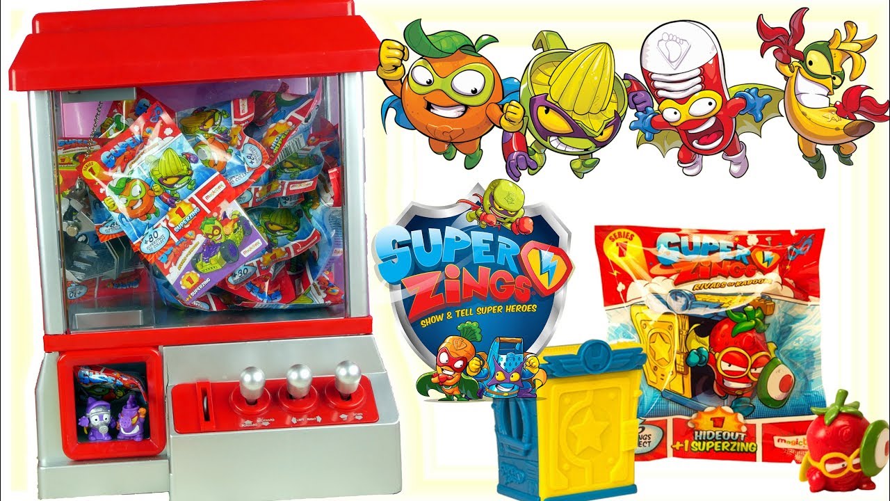Super Zings • Automat na słodycze & Losujemy figurki niesodzianki