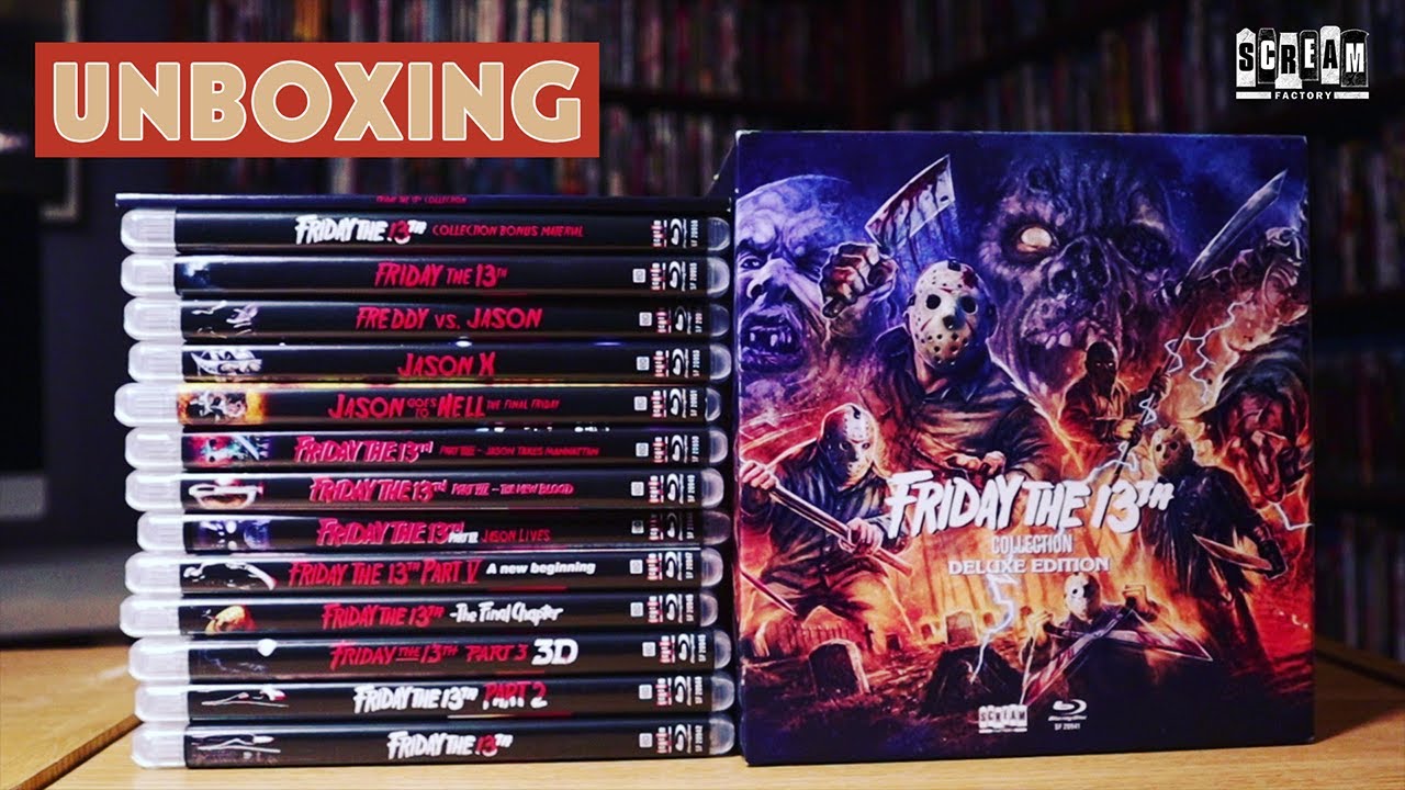 FRIDAY THE 13TH COLLECTION | Deluxe Edition Box Set | Unboxing & How To Get Your Replacement Discs!