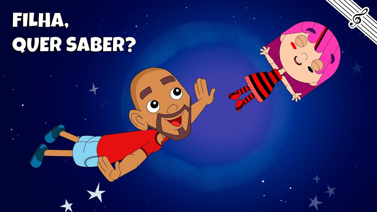Filha, quer saber? - Versão cifrada (Desenho animado infantil)