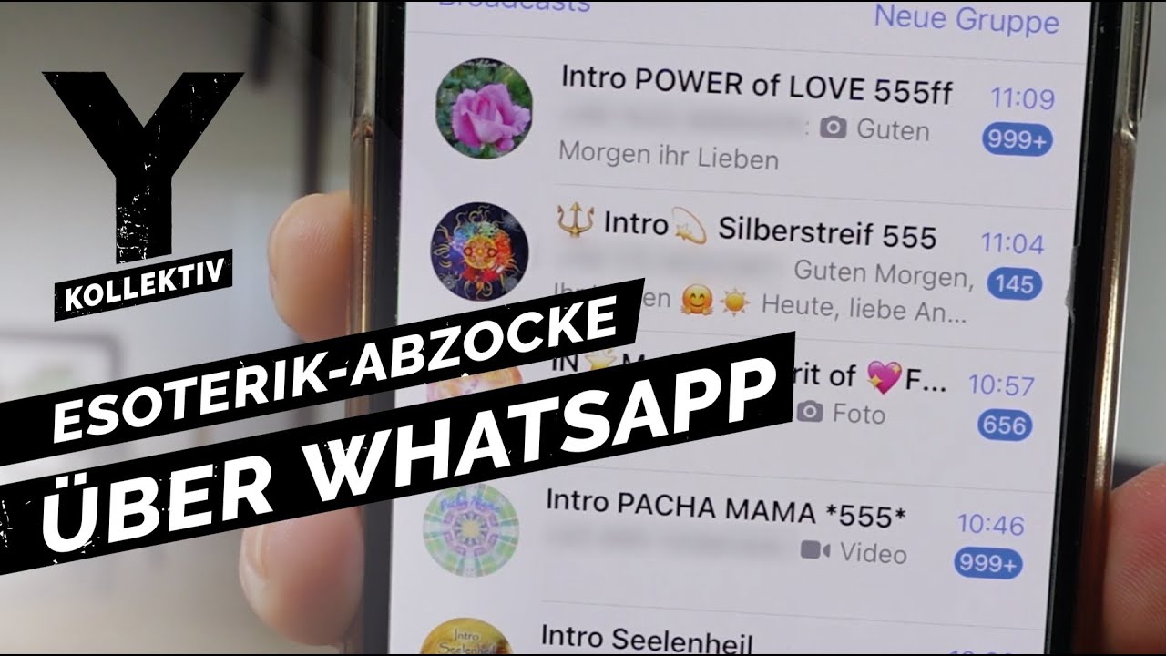 Abzocke in WhatsApp-Gruppen: Die Masche von esoterischen Schneeballsystemen | Y-Kollektiv