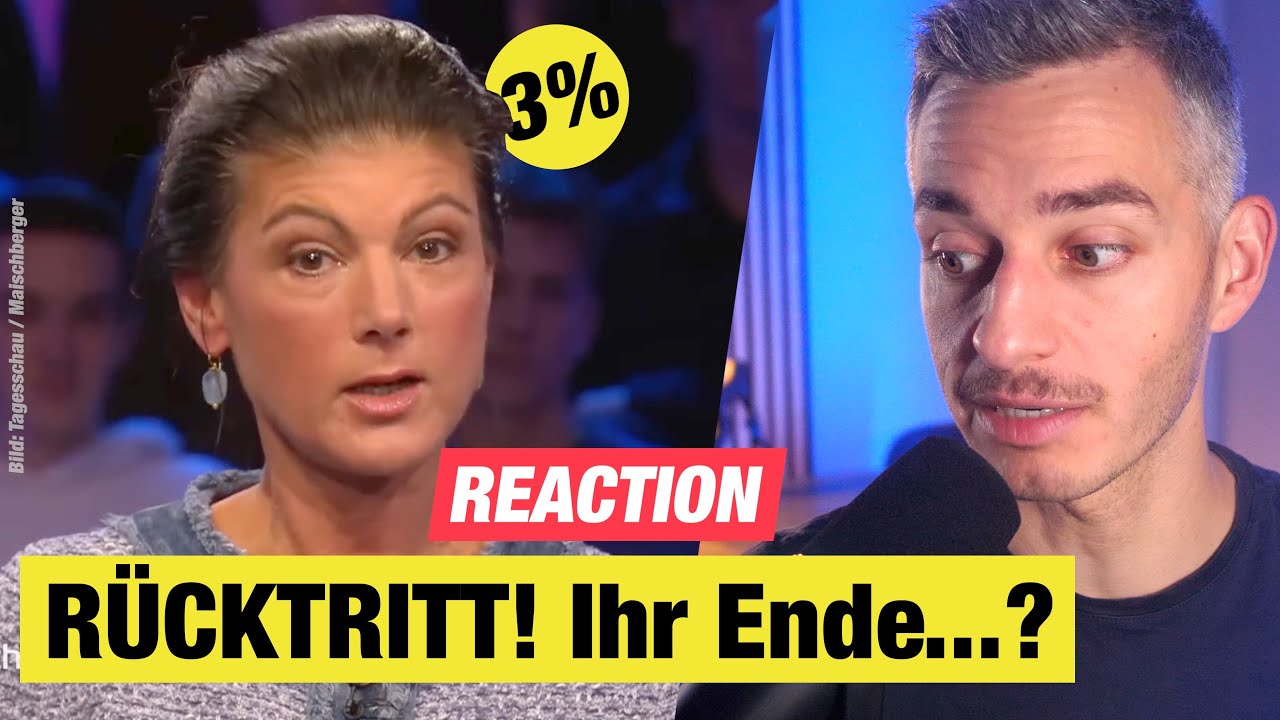 Wagenknecht-Rücktritt: Ist ihre Partei BSW am Ende? | React Maischberger