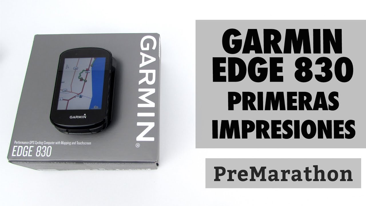 Garmin EDGE 830: análisis y primeras impresiones.