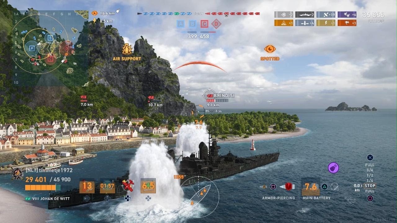 World of Warships Legends lost but a good game. Johan de witt