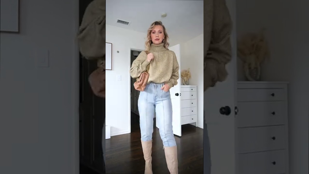 THIS IS HOW YOU SHOULD WEAR HIGH BOOTS THIS SEASON #shorts #youtubeshorts