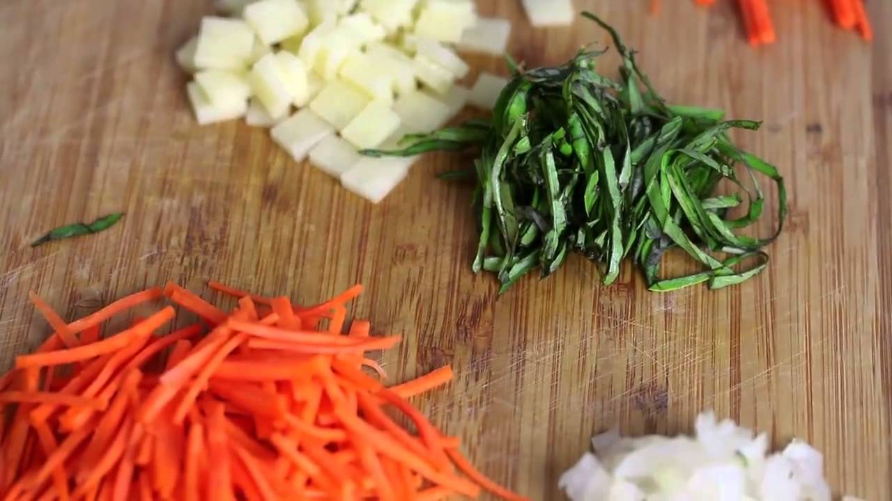 Julienne, Chiffonade, Jardiniere, Brunoise, Macedoine and Paysanne. Make your cooking
