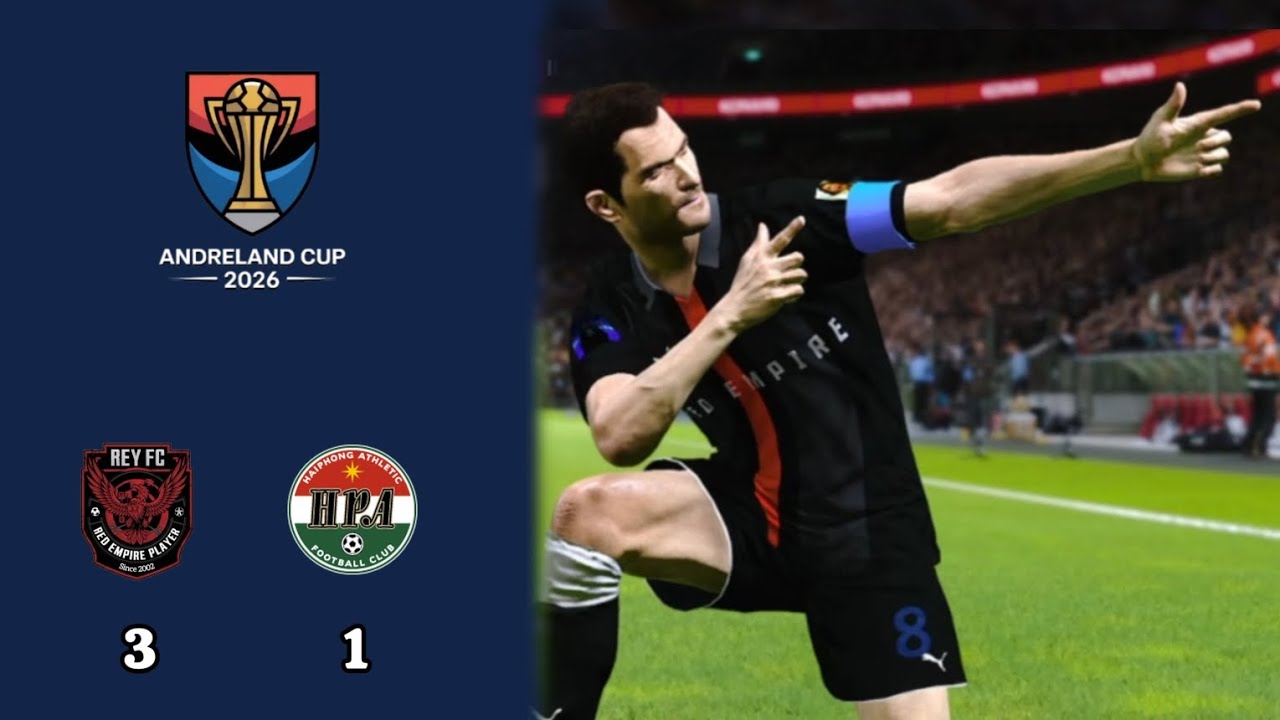 РЕЙ ФК против Хайфон Атлетик | 3 – 1 | 16 тур Кубка Андреланда 2026