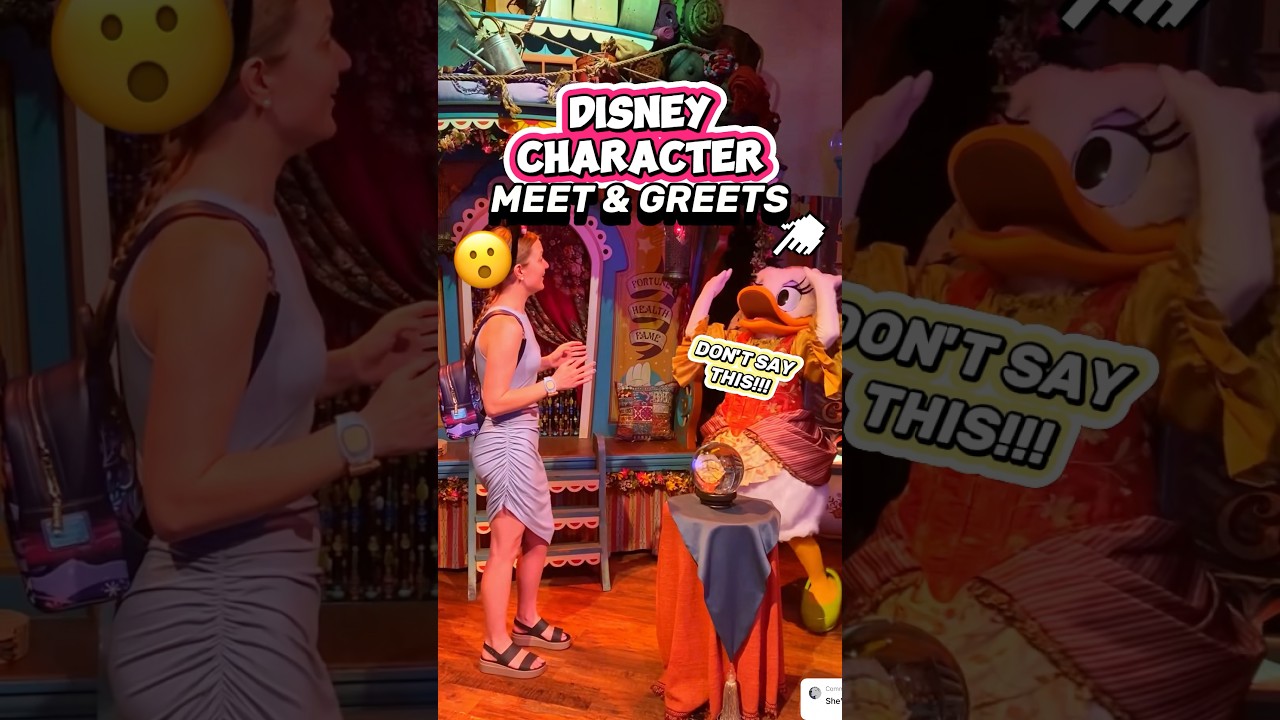 DON&rsquo;T Say This to Disney Characters! 😮🏰 (Unexpected Reactions at Meet & Greets)