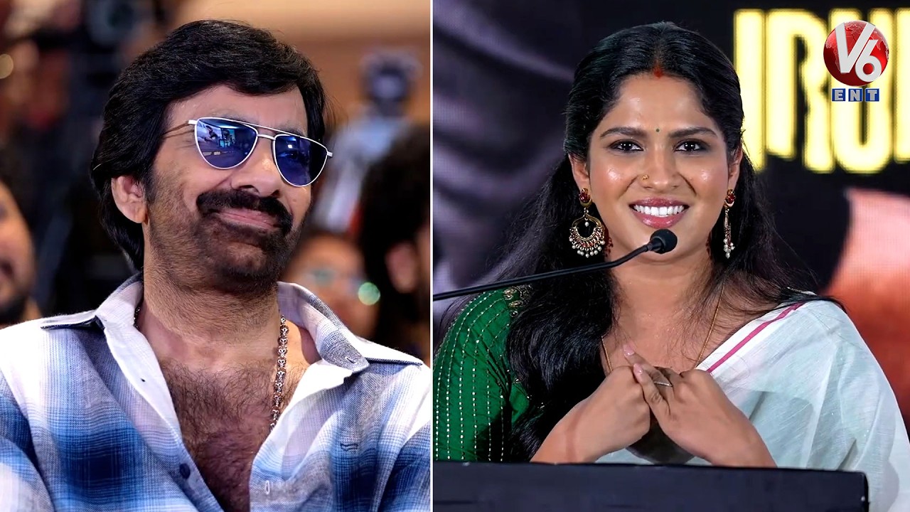 Actress Swasika Speech | IRUMUDI Movie Success Press Meet | V6ENT