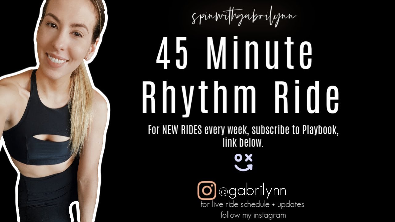 45 Minute Rhythm Cycling Class - Classic Rhythm Ride
