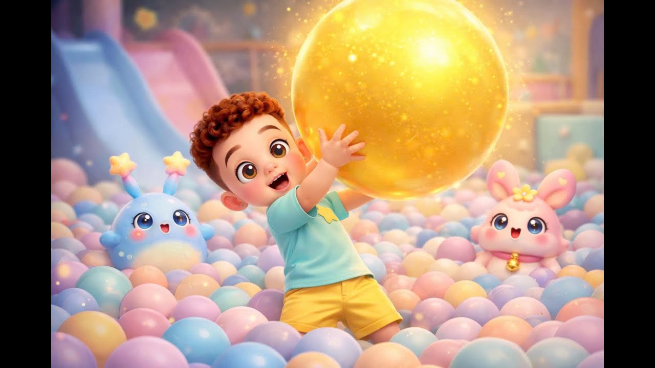 KUPAN NÂNG BÓNG VÀNG KHỔNG LỒ 🟡 ÔI KHÔNG! NỔ RỒI! (Magic Ball Pit Song)