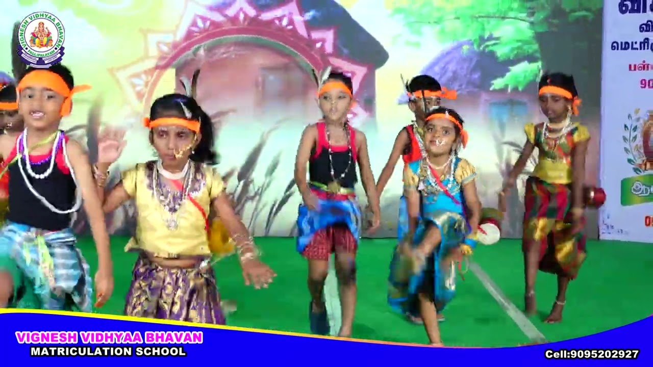 KURAVAN KURATHI DANCE #folksong #VIGNESH_SCHOOL #34th_ANNUAL_DAY #kids_dance